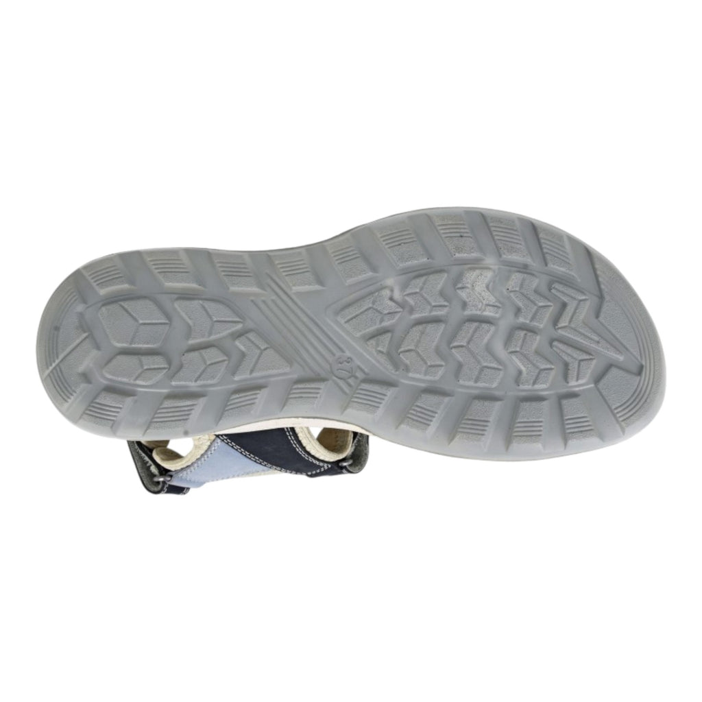Mod Comfys Leather Touch Fastening Sports Sandals Blue