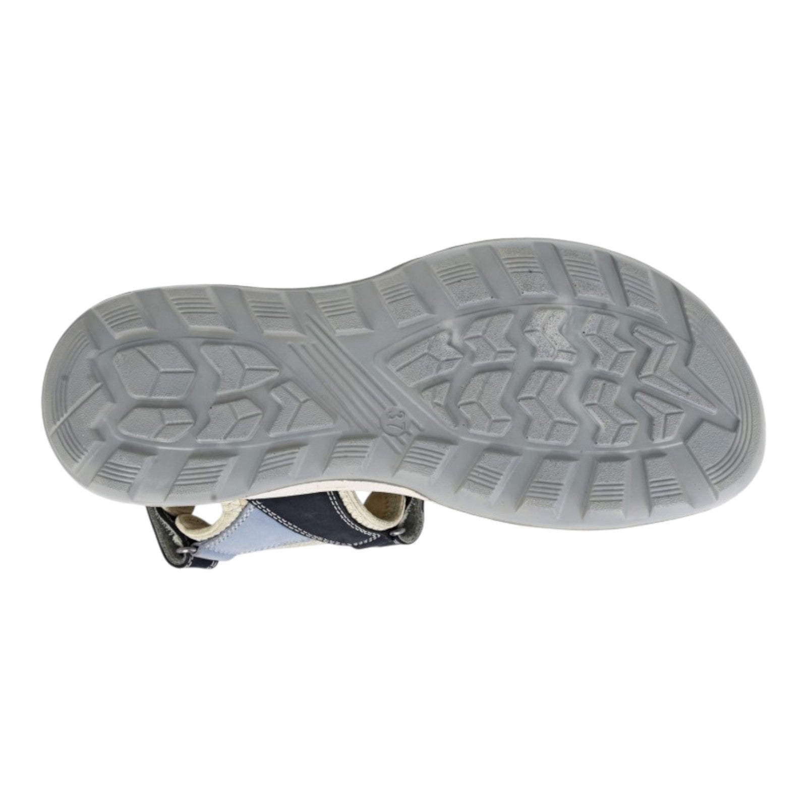 Mod Comfys Leather Touch Fastening Sports Sandals Blue