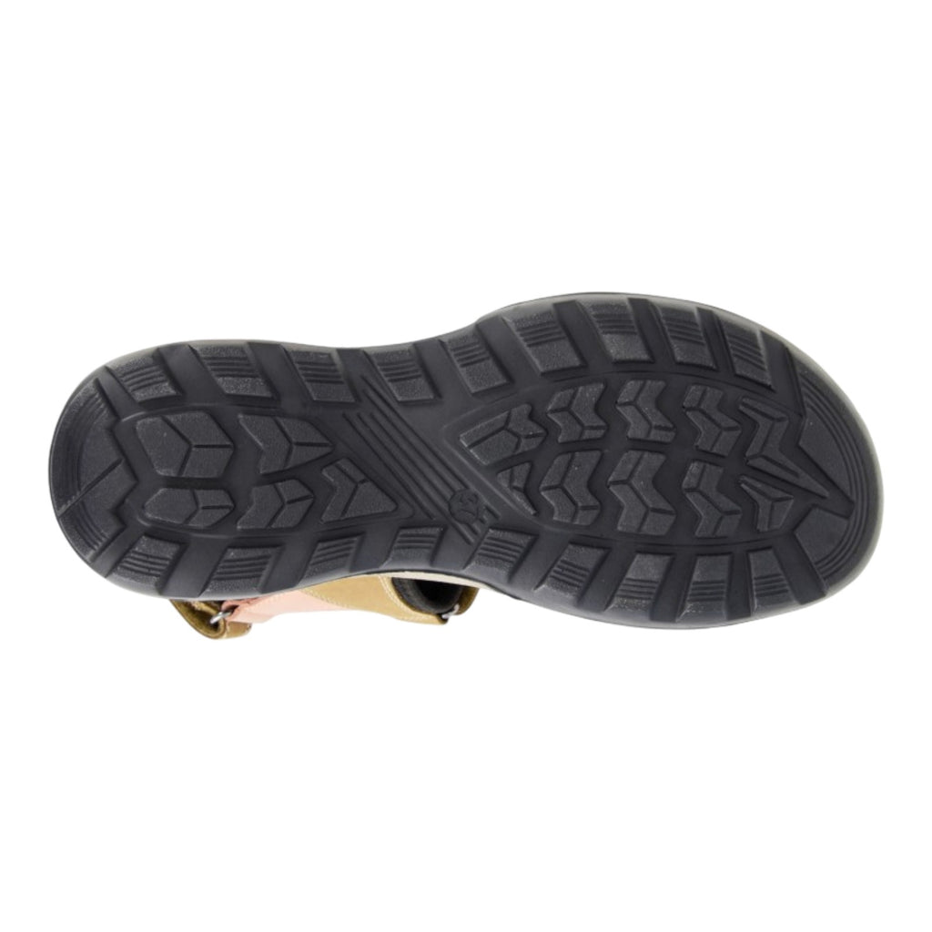 Mod Comfys Leather Touch Fastening Sports Sandals Taupe