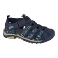 PDQ Womens Closed Toe Walking Sandals Navy Blue Sizes 3-9