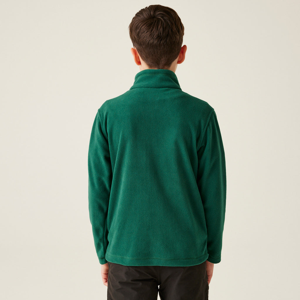 Regatta Kid's King Lightweight Full Zip Fleece Rain Forest