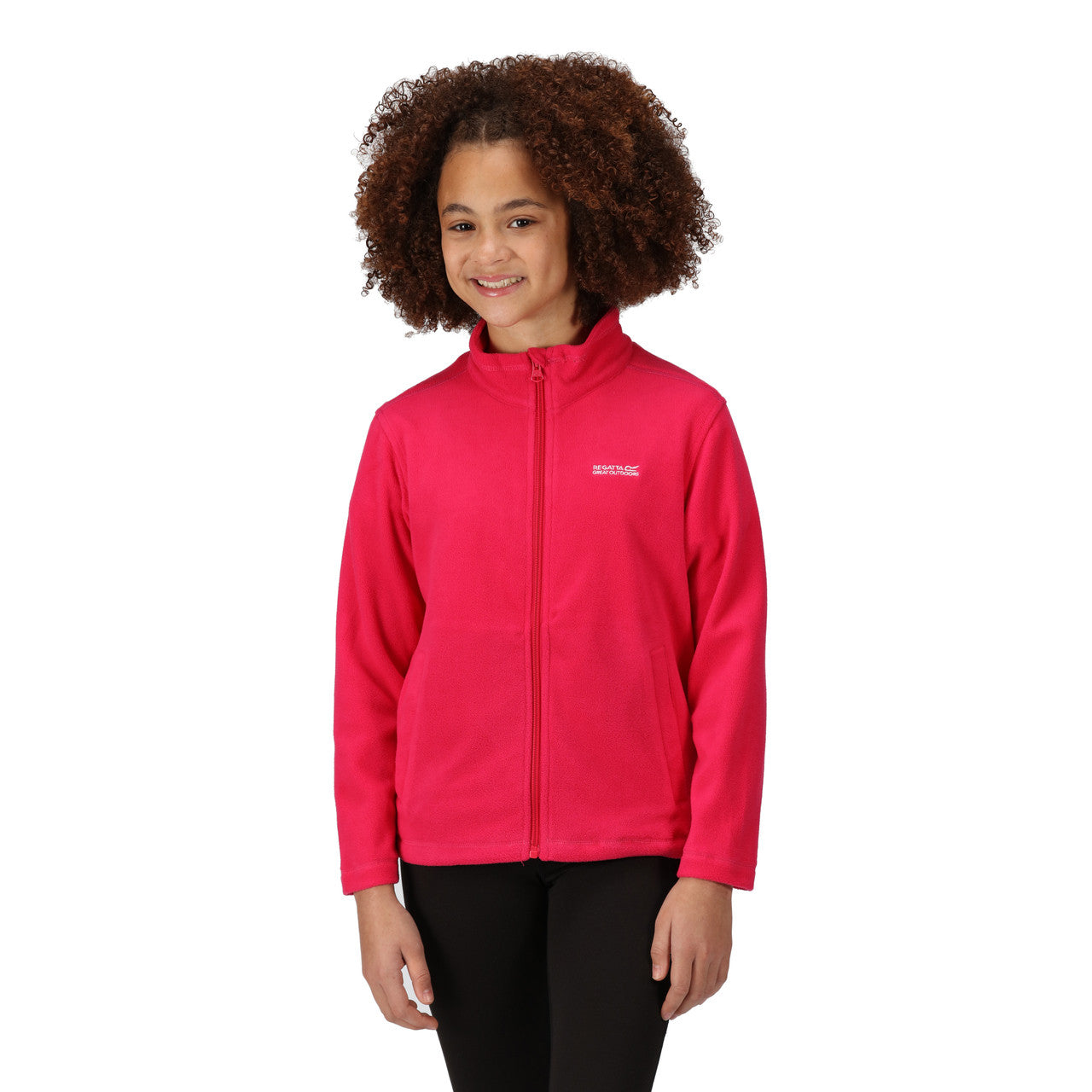 Regatta Kid's King Lightweight Full Zip Fleece Pink Potion