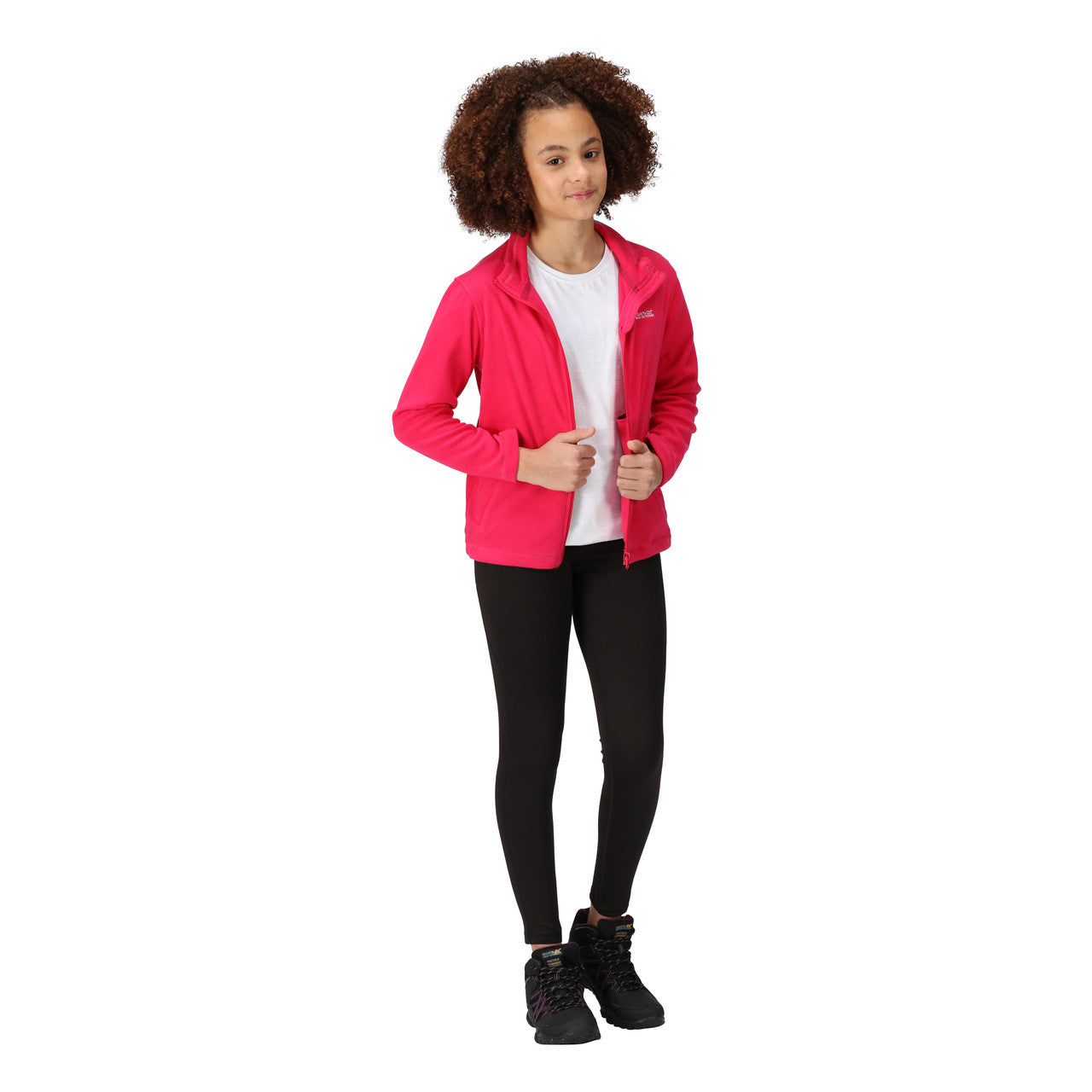 Regatta Kid's King Lightweight Full Zip Fleece Pink Potion