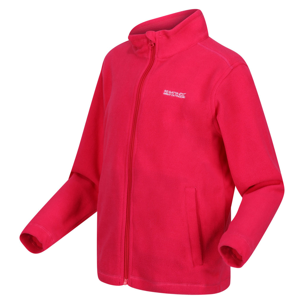 Regatta Kid's King Lightweight Full Zip Fleece Pink Potion