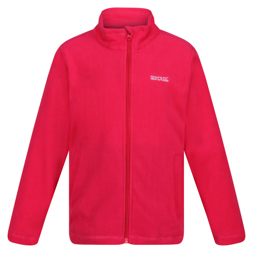 Regatta Kid's King Lightweight Full Zip Fleece Pink Potion