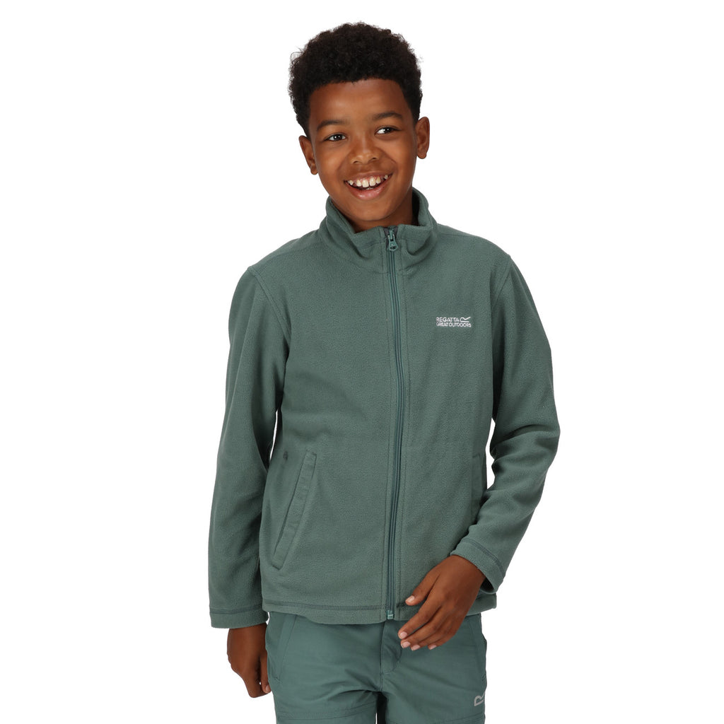 Regatta Kid's King Lightweight Full Zip Fleece Sea Pine
