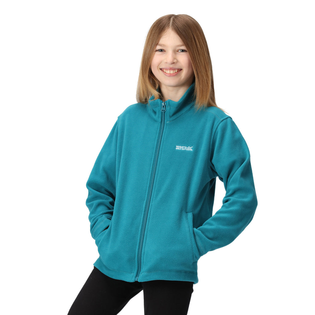 Regatta Kid's King Lightweight Full Zip Fleece Gulfstream