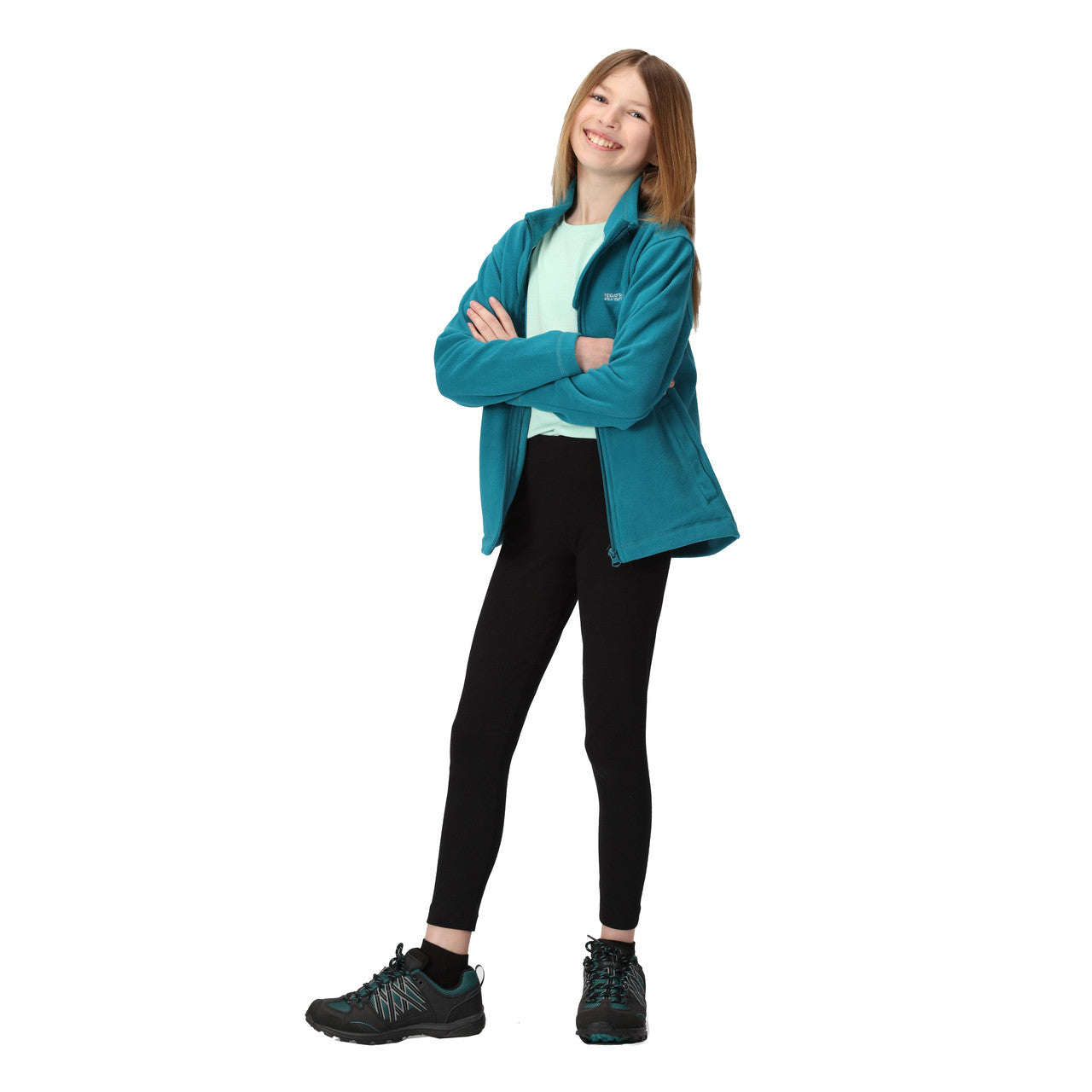 Regatta Kid's King Lightweight Full Zip Fleece Gulfstream