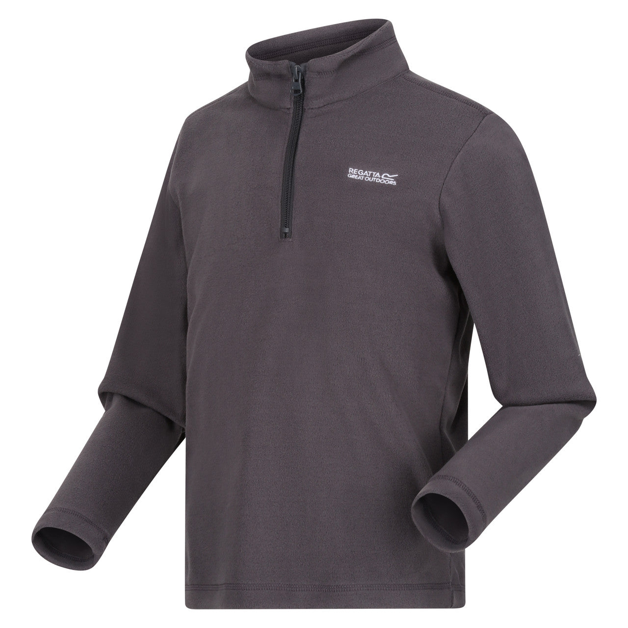 Regatta Kid's Hotshot Lightweight Half Zip Fleece Seal Grey