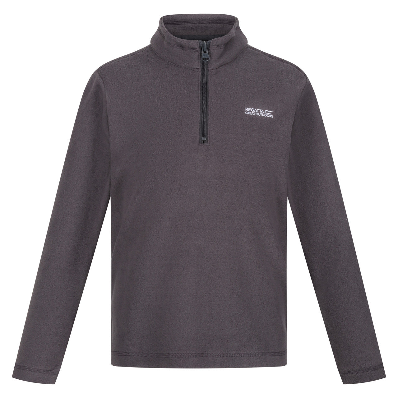 Regatta Kid's Hotshot Lightweight Half Zip Fleece Seal Grey