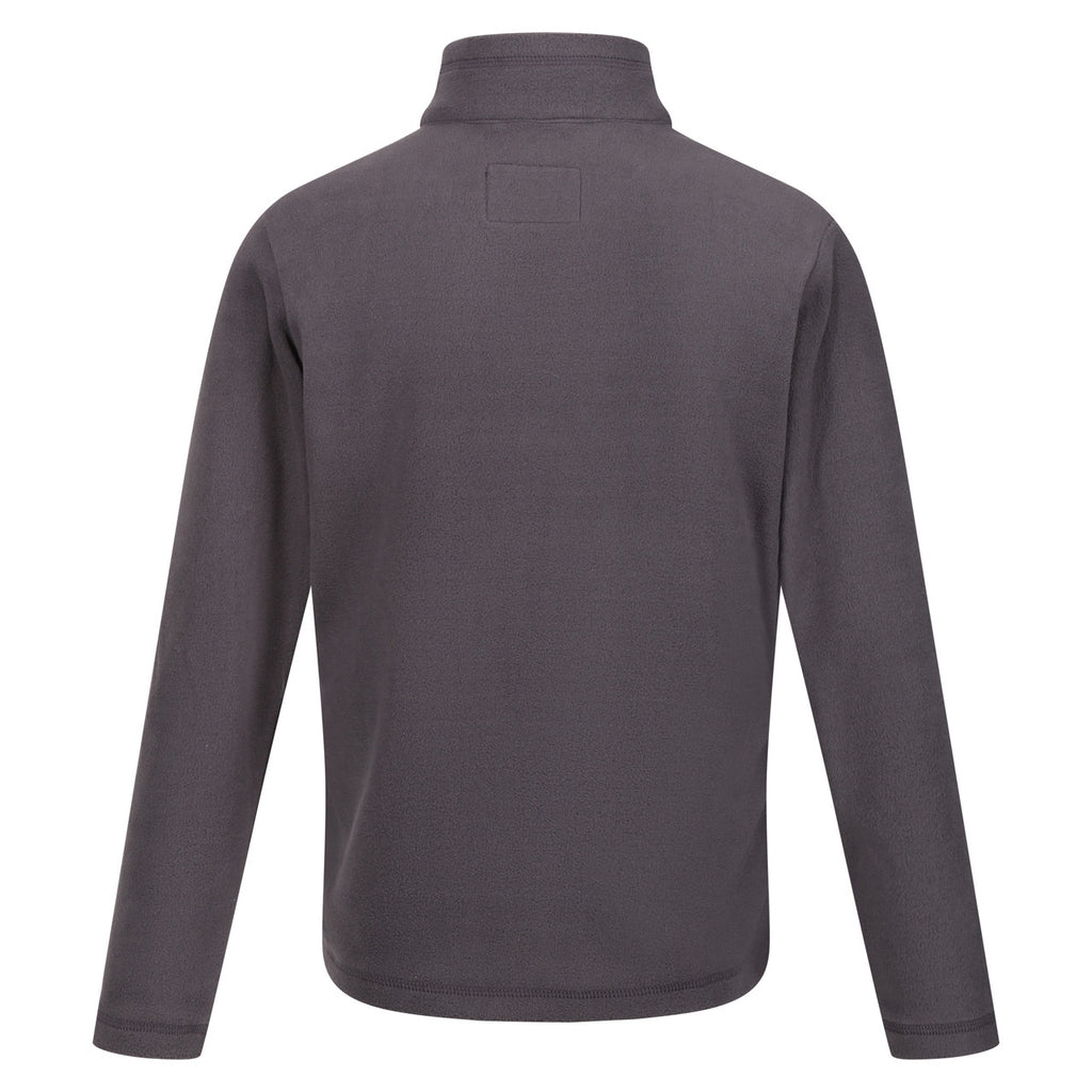 Regatta Kid's Hotshot Lightweight Half Zip Fleece Seal Grey