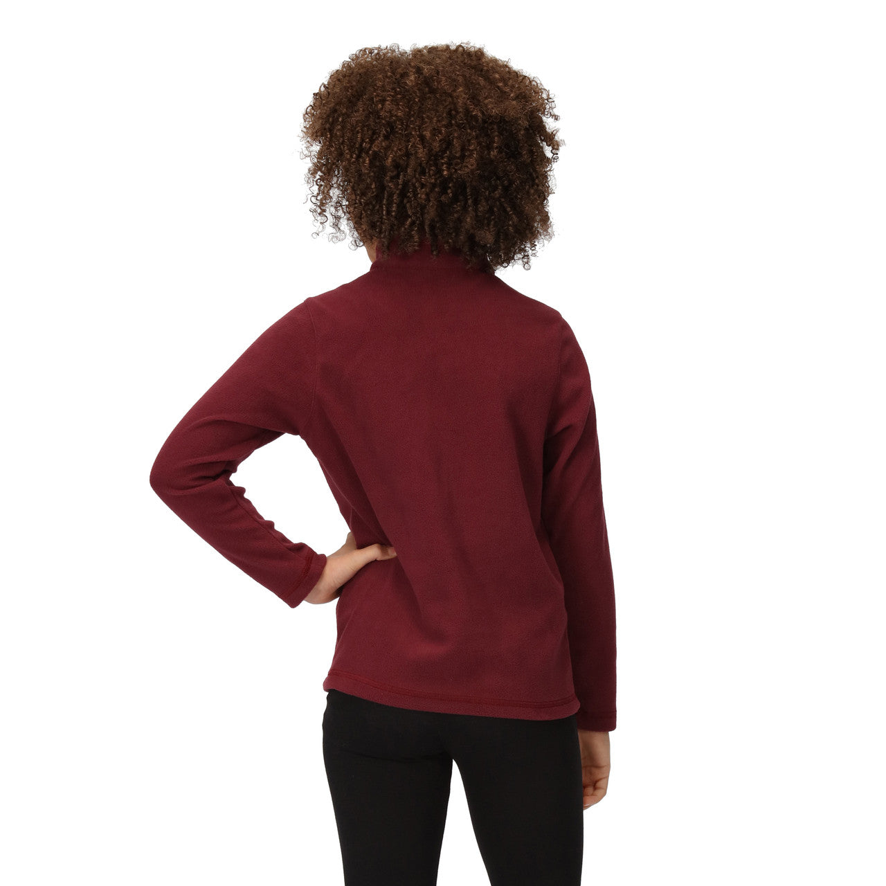 Regatta Kid's Hotshot Lightweight Half Zip Fleece Burgundy