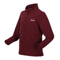 Regatta Kid's Hotshot Lightweight Half Zip Fleece Burgundy