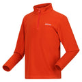 Regatta Kid's Hotshot Lightweight Half Zip Fleece Rusty Orange