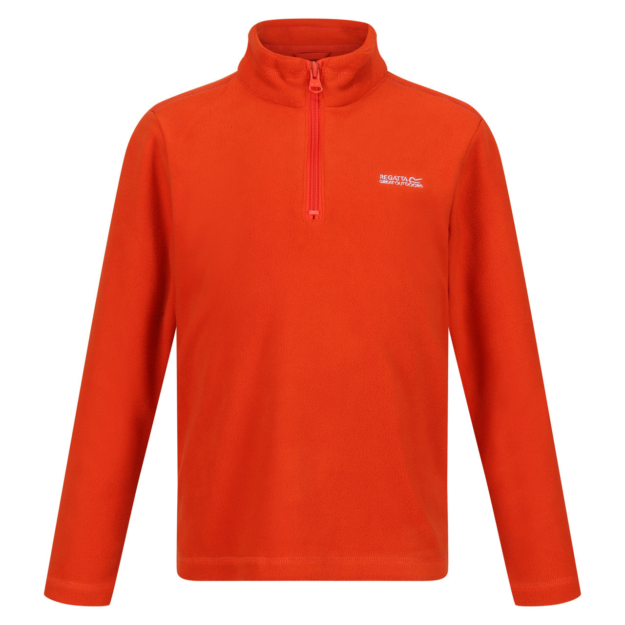 Regatta Kid's Hotshot Lightweight Half Zip Fleece Rusty Orange
