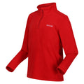 Regatta Kid's Hotshot Lightweight Half Zip Fleece Chinese Red
