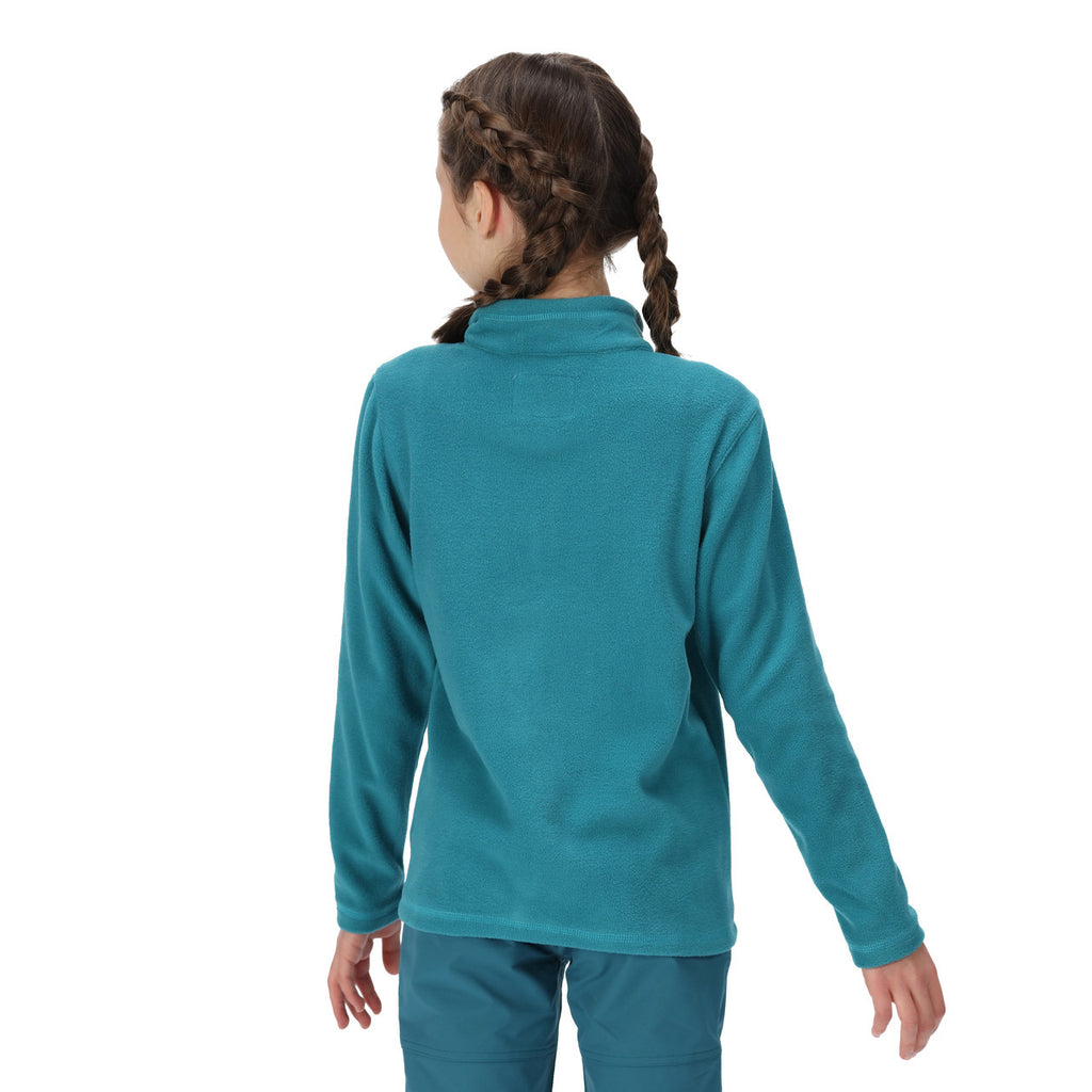 Regatta Kid's Hotshot Lightweight Half Zip Fleece Pagoda Blue