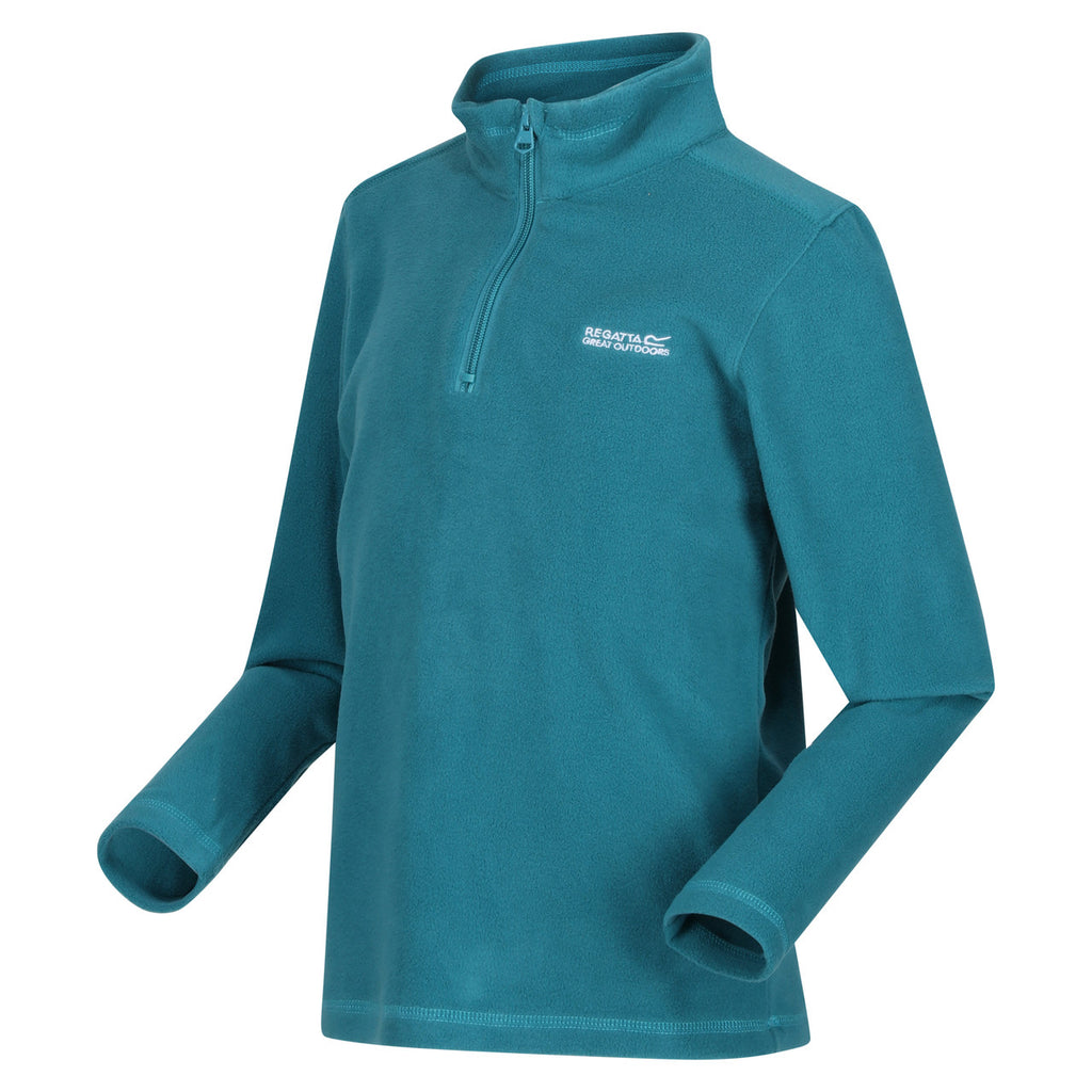 Regatta Kid's Hotshot Lightweight Half Zip Fleece Pagoda Blue