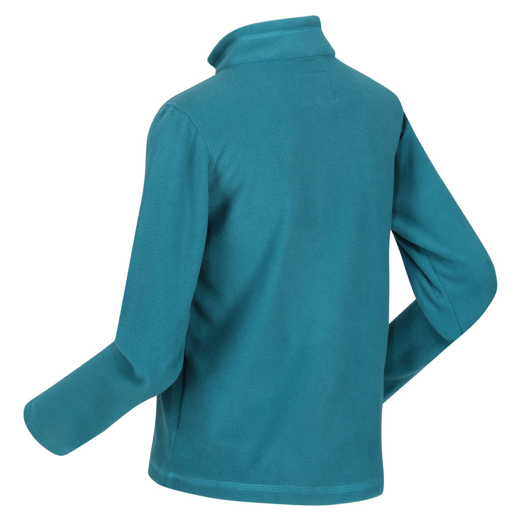 Regatta Kid's Hotshot Lightweight Half Zip Fleece Pagoda Blue