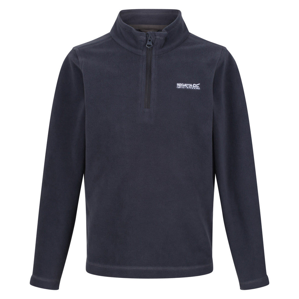 Regatta Kid's Hotshot Lightweight Half Zip Fleece India Grey