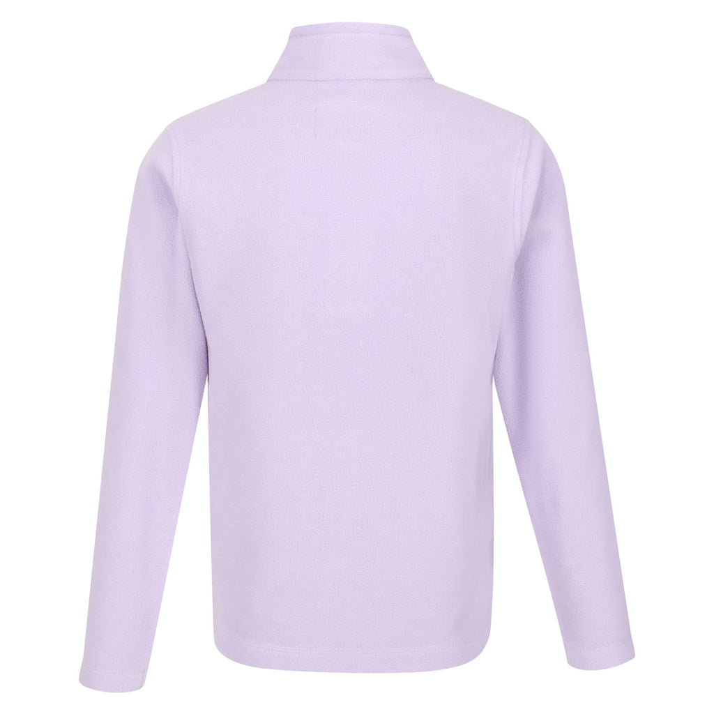 Regatta Kid's Hotshot Lightweight Half Zip Fleece Pastel Lilac