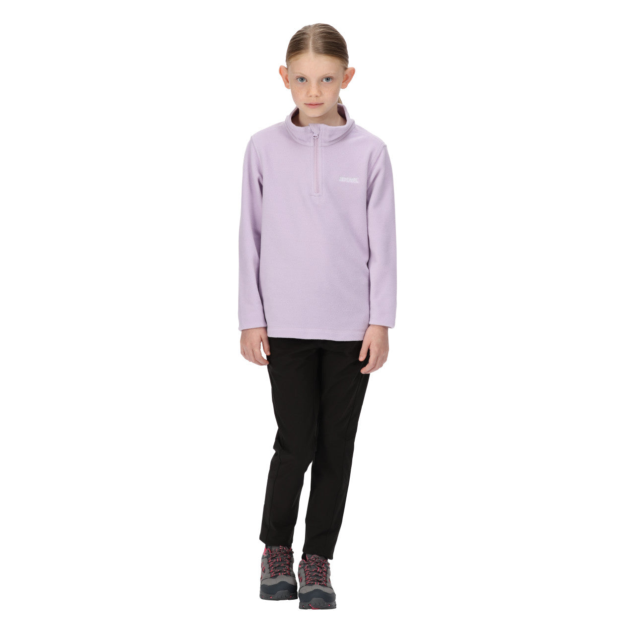 Regatta Kid's Hotshot Lightweight Half Zip Fleece Pastel Lilac