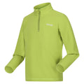 Regatta Kid's Hotshot Lightweight Half Zip Fleece Green Algae