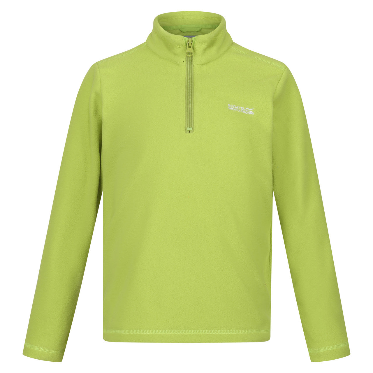 Regatta Kid's Hotshot Lightweight Half Zip Fleece Green Algae