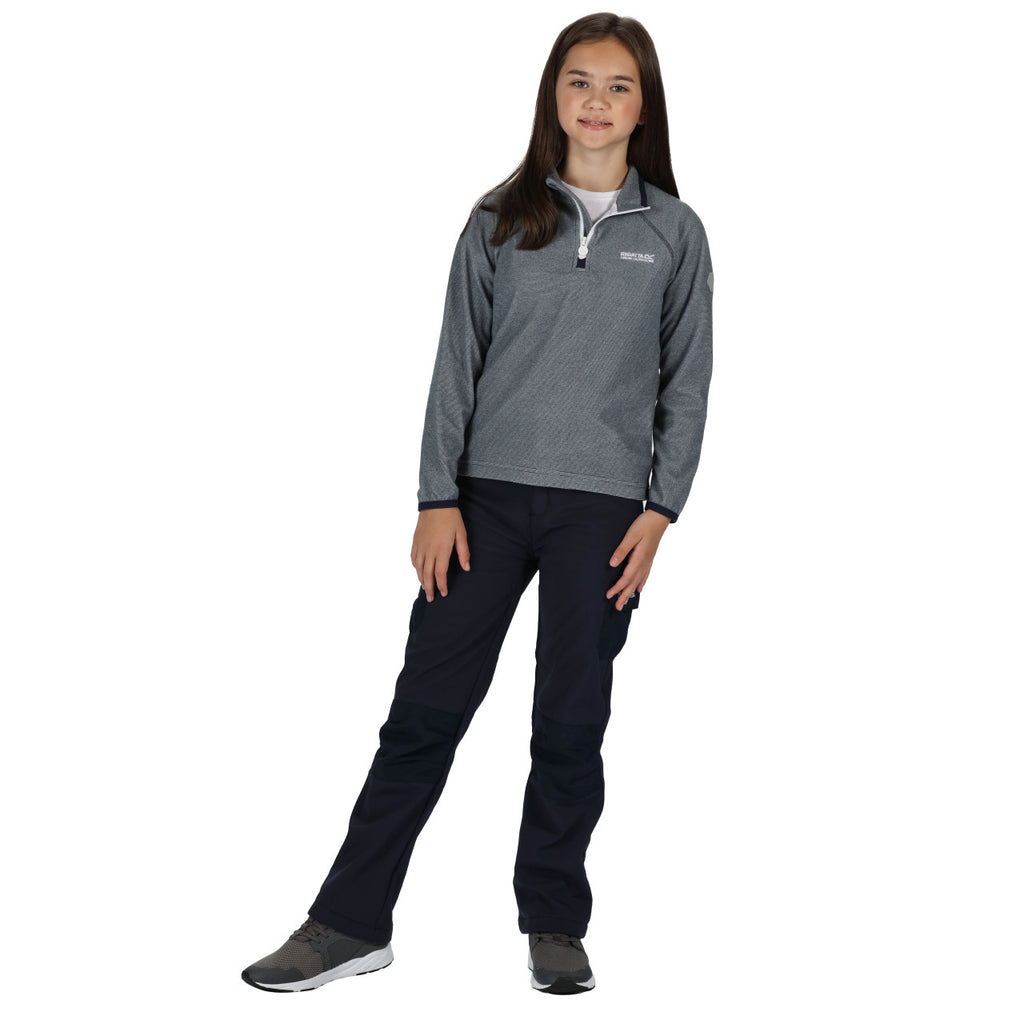 Regatta Kids Navy Loco Half Zip Fleece