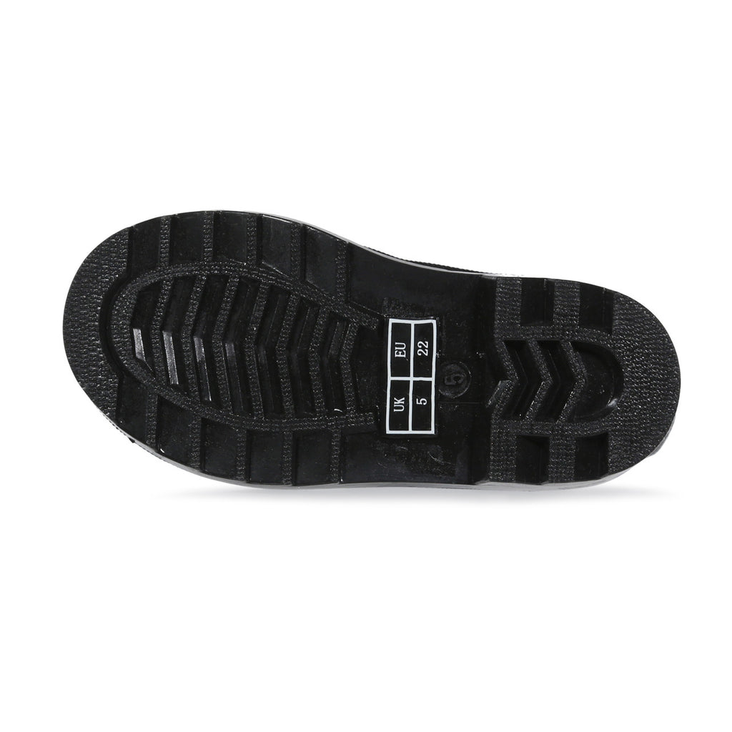 Regatta Minnow Kids Boys Girls Waterproof Wellington Boots Black