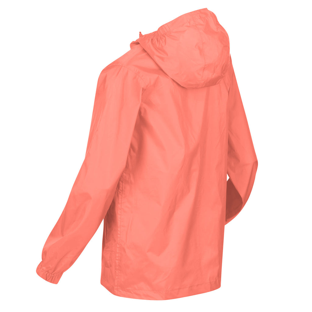 Regatta Kids' Waterproof Pack It Jacket III Fusion Coral