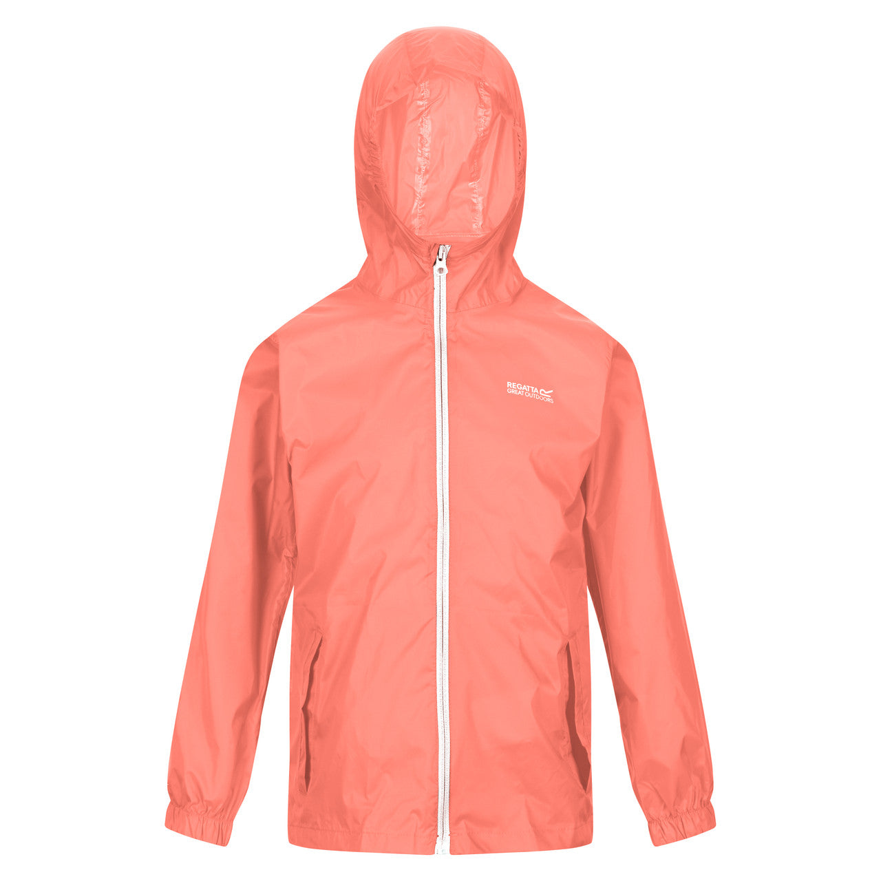 Regatta Kids' Waterproof Pack It Jacket III Fusion Coral