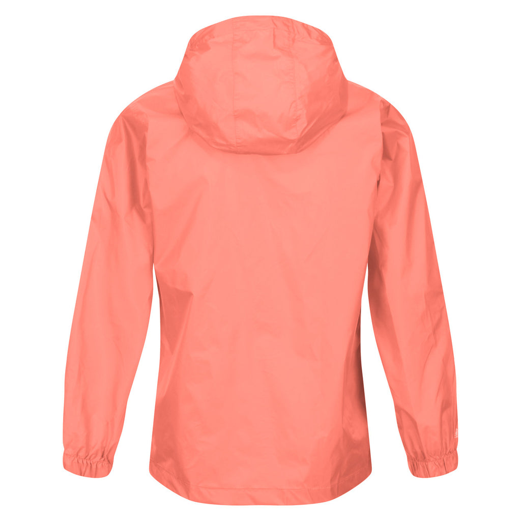 Regatta Kids' Waterproof Pack It Jacket III Fusion Coral