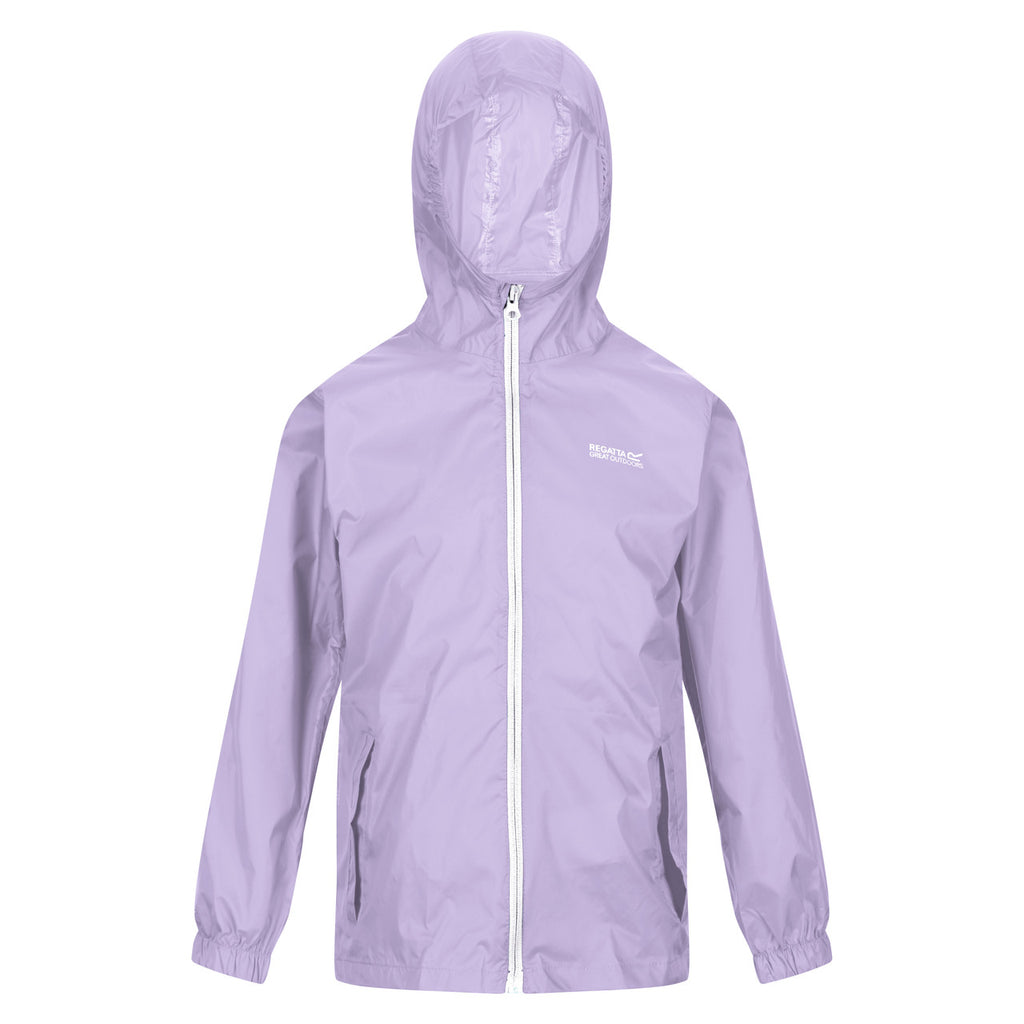Regatta Kids' Waterproof Pack It Jacket III Pastel Lilac