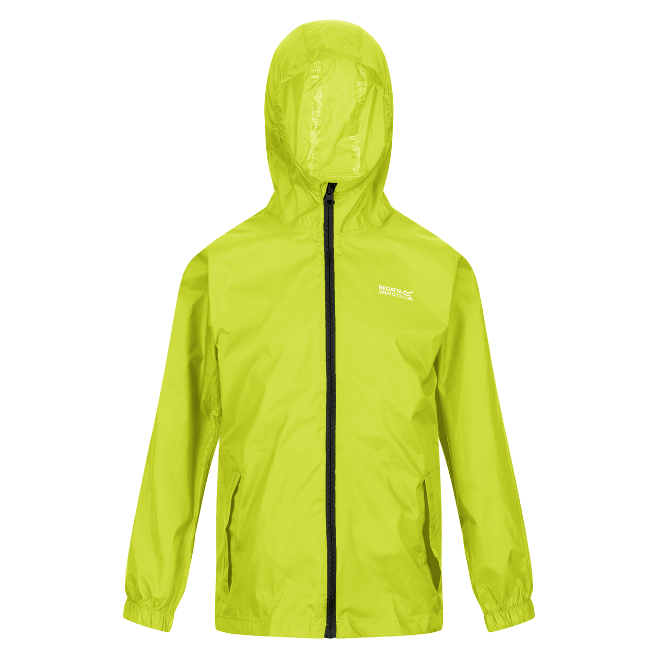 Regatta Kids' Waterproof Pack It Jacket III Bright Kiwi