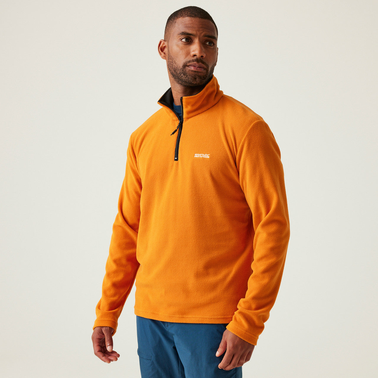 Regatta Men's Thompson Lightweight Half Zip Fleece Fox