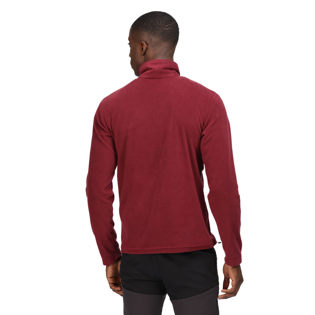 Regatta Men's Thompson Lightweight Half Zip Fleece Spiced Mulberry