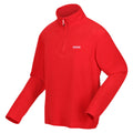 Regatta Men's Thompson Lightweight Half Zip Fleece Chinese Red
