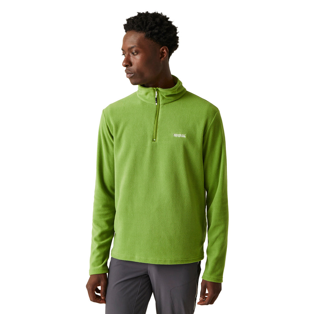 Regatta Men's Thompson Lightweight Half Zip Fleece Piquant Green