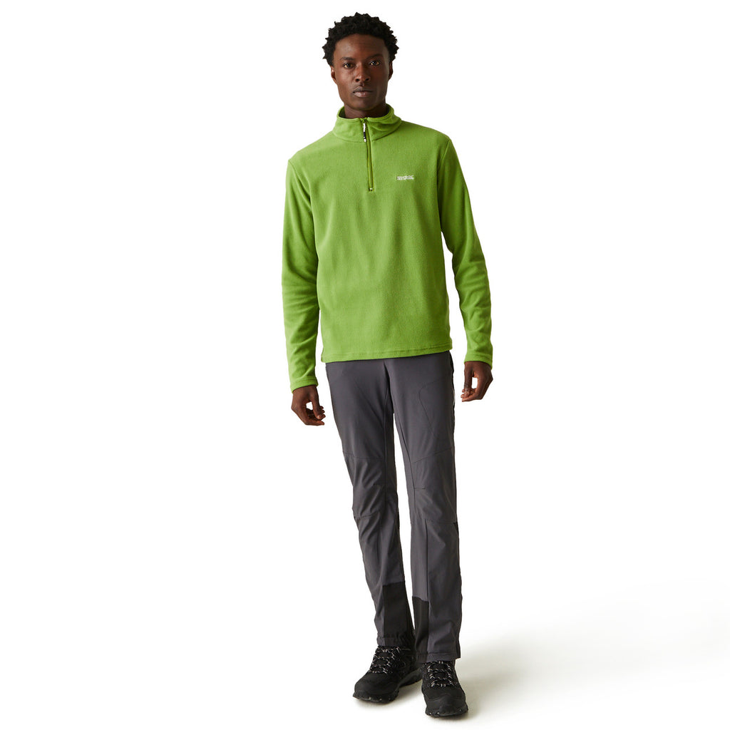Regatta Men's Thompson Lightweight Half Zip Fleece Piquant Green