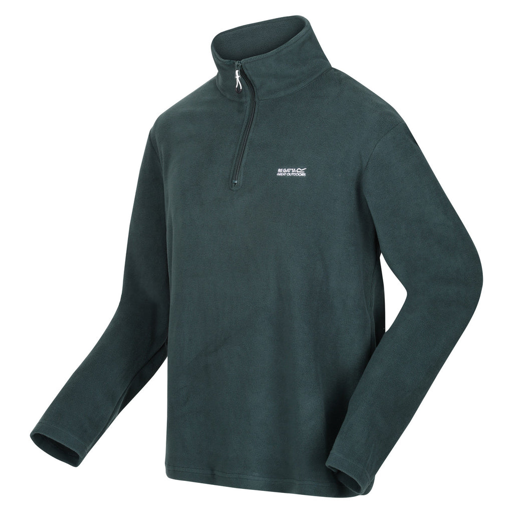 Regatta Men's Thompson Lightweight Half Zip Fleece Green Gable