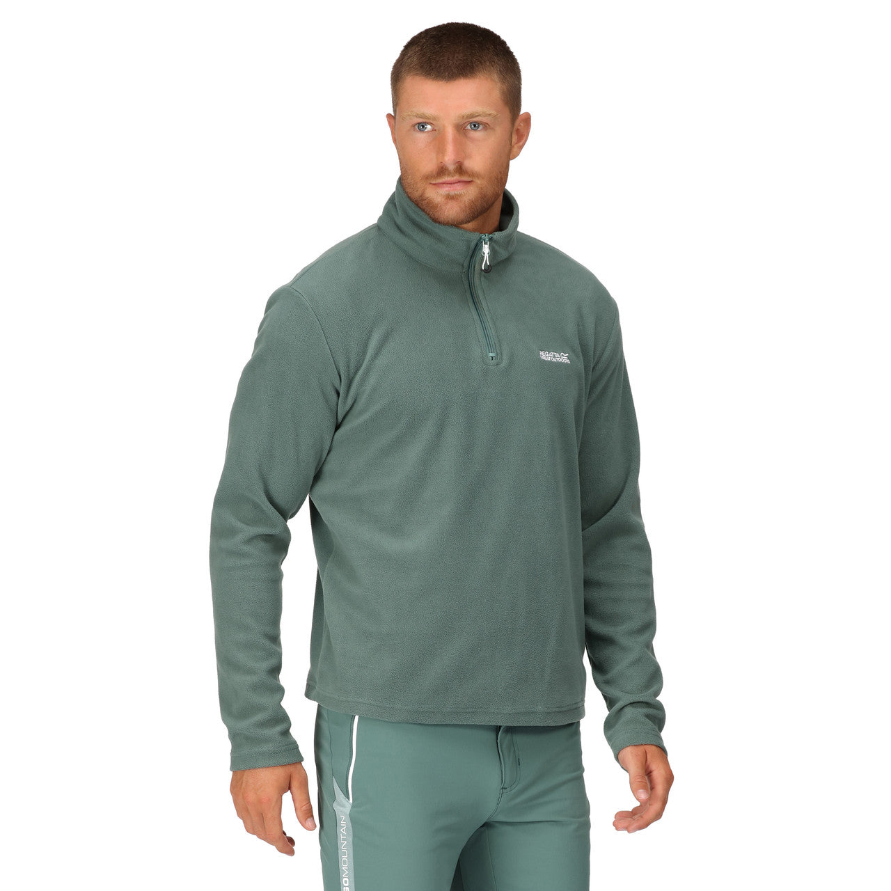 Regatta Men's Thompson Lightweight Half Zip Fleece Sea Pine