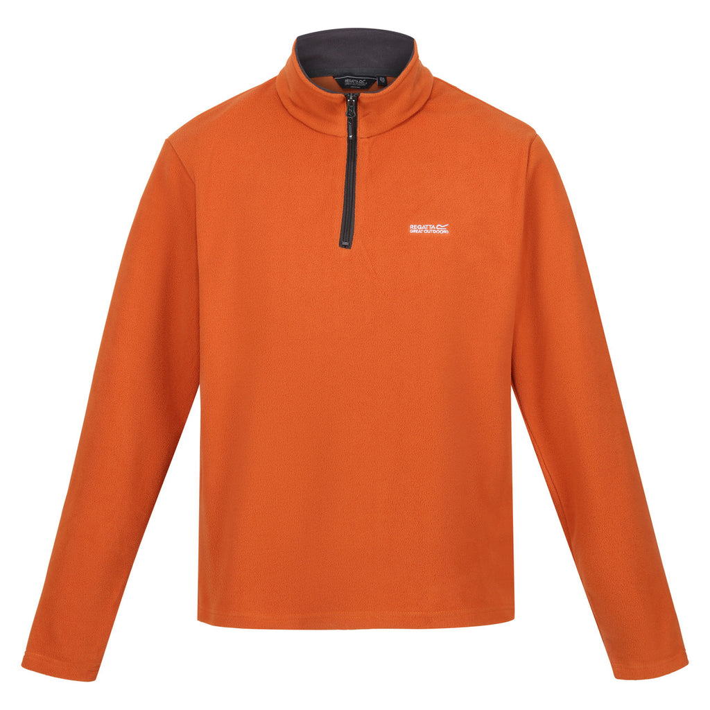 Regatta Men's Thompson Lightweight Half Zip Fleece Burnt Copper