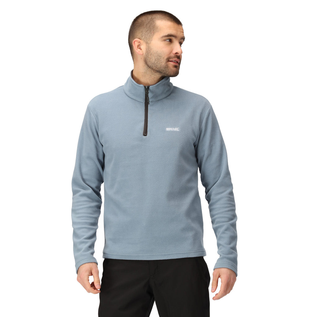 Regatta Men's Thompson Lightweight Half Zip Fleece Grey Mirage