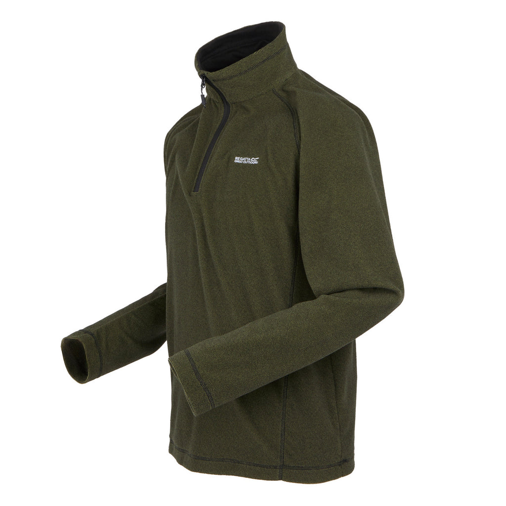Regatta Men's Montes Lightweight Half Zip Fleece Nephrite Green