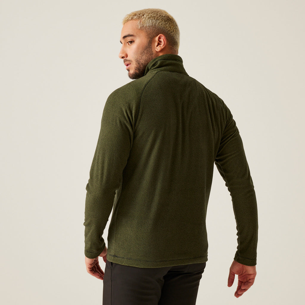 Regatta Men's Montes Lightweight Half Zip Fleece Nephrite Green