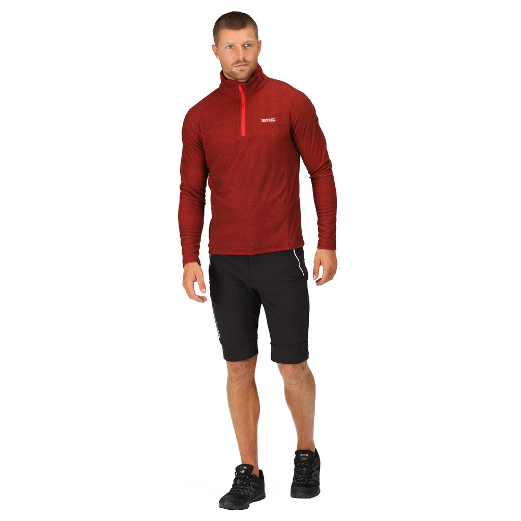 Regatta Men's Montes Lightweight Half Zip Fleece Seville/Black