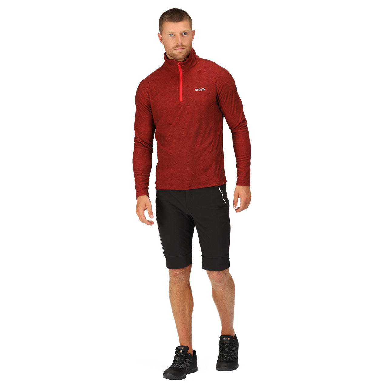 Regatta Men's Montes Lightweight Half Zip Fleece Seville/Black