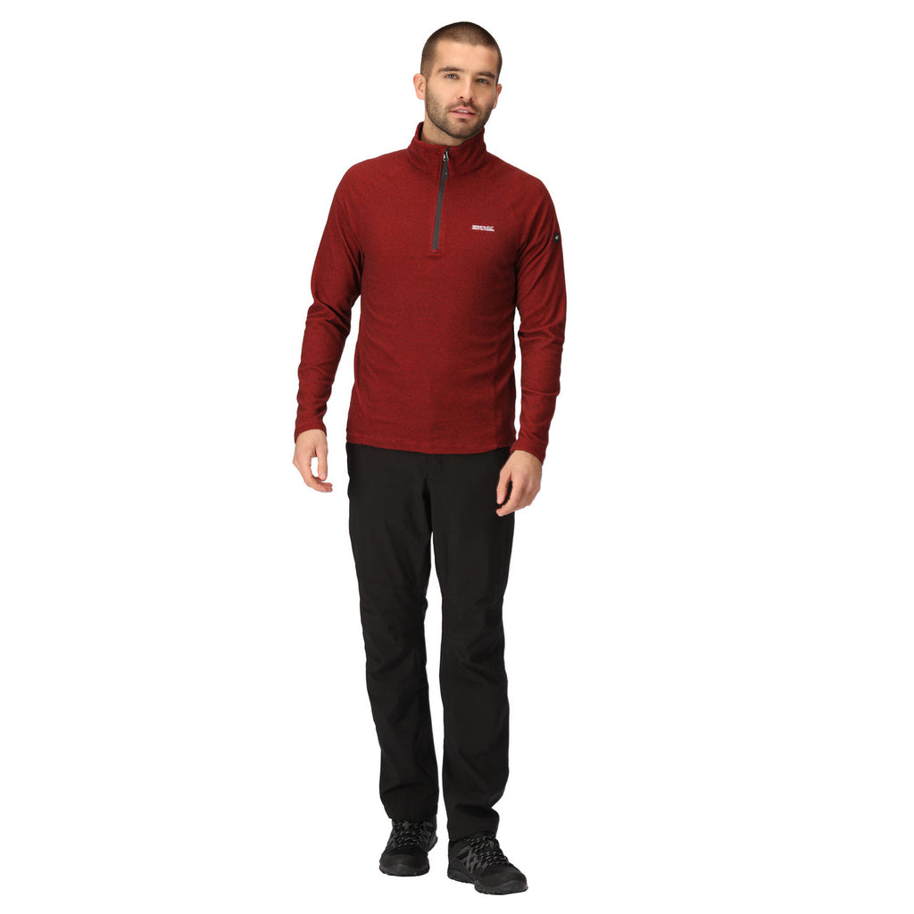 Regatta Men's Montes Lightweight Half Zip Fleece Danger Red