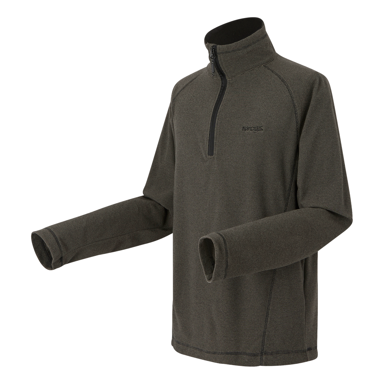 Regatta Men's Montes Lightweight Half Zip Fleece Treetop Black